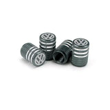 4pcs/set Volkswagen VW Rline Metal Car Wheel Tire Valve Stem Caps Covers
