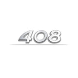 Peugeot 206 207 208 301 307 308 Metal Car Rear Sticker Trunk Letter Emblem Badge Decal