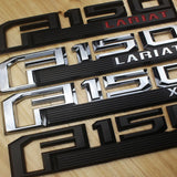 Ford F150 XLT LARIAT ABS Car Rear Sticker Auto Trunk Emblem Badge Decal