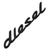 Jeep Diesel Metal Car Body Side Sticker Rear Emblem Badge