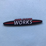 Car Rear Badge Sticker Side Fender 3D Emblem Accessories for John Cooper Works R50 R52 R53 R55 R56 F54 F55 F56 F60