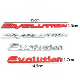 Mitsubishi EVOLUTION ABS Letter Car Rear Sticker Emblem Badge