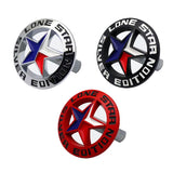 Jeep Lone Star Metal Car Front Grille Emblem Badge Auto Rear Sticker Decal