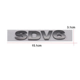 Land Rover SDV6 SDV8 TDV6 TDV8 Logo ABS Car Rear Sticker Decal Emblem Badge