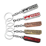 Jeep 1941 Logo Metal Car Key Rings Keychain Pendant