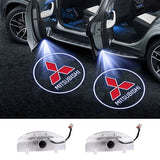 2PCS Car Door Welcome Light Projector Lamp for Mitsubishi Pajero 2008-2020 Grandis 2009