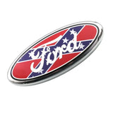 17.5x7.3cm 22.5x8.9cm Ford ABS Car Front Head Emblem Badge Auto Rear Sticker Decal
