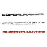 Jeep Supercharged Logo Metal Car Rear Sticker Trunk Emblem Badge Decal