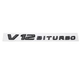 Mercedes Benz V12 BITURBO 2017-2021 ABS Car Rear Sticker