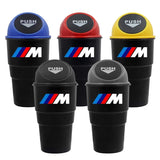 BMW M Power Car Trash Can Organizer Garbage Holder Automobiles Storage Box