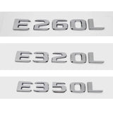 Mercedes Benz E200L E260L E300 E320L E320 E350L E350 E500 E550 ABS Car Rear Sticker Emblem Badge
