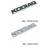 Skoda RAPID SUPERB OCTAVIA KAROQ KODIAQ KAMIQ Fabia 4x4 YETI Metal Car Rear Sticker Trunk Emblem Badge Decal
