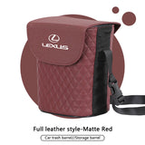 Car Styling Hanging Garbage Holder Double Layer Trash Can Case for Lexus