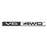Car Trunk Badge Emblem Sticker for Toyota V6 4WD Reiz RAV4 Aygo Avensis Auto Whole Body Decal Exterior Accessories