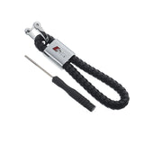 Audi RS PU Leather Metal Car Keyring