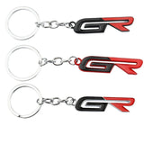 Toyota GR Logo Metal Car Key Rings Keychain Pendant