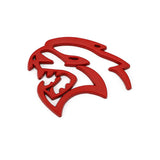 Dodge HellCat Metal Car Rear Sicker Body Side Emblem Decal