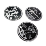 Jeep 4X4 Round Alloy Car Body Side Emblem Badge Rear Sticker Decal