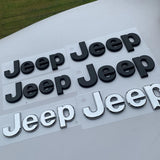 Jeep ABS Car Front Hood Emblem Badge Body Side Sticker Rear Decal