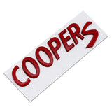 Metal Car Trunk Sticker Side Badge Emblem COOPER S COOPER D COOPER SD Logo for R50 R52 R53 R55 R56 F54 F55 F56 F60