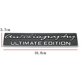 Land Rover Autobiography Limited Edition Logo ABS Car Rear Sticker Decal Emblem Badge