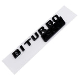 Mercedes Benz BITURBO 700 800 900 Logo ABS Car Rear Sticker