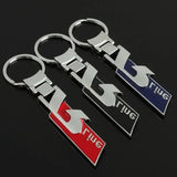Volkswagen VW Rline Logo Metal Car Keychain Key Ring Holder Pendant