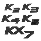 KIA K2 K3 K4 K5 KX7 Metal Car Rear Sticker Trunk Emblem Badge Decal