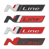 Hyundai N LINE Logo Metal Car Rear Sticker Trunk Emblem Badge Decal