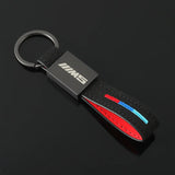 BMW M3 M5 Car Logo Suede Metal Key Chain Keyring