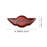 Carbon Fiber Car Steering Wheel Sticker Badge for MINI COOPER John Cooper Works R50 R52 R53 R55 R56 F54 F55 F56 F60 Decoration