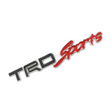 Metal Car Trunk Badge Rear Sticker for TRD Sports Logo Corolla Rav4 Prius Camry Highlander Yaris Auris Modified Decals