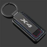BMW X1 X2 X3 X4 X5 X6 X7 Logo Oxford Webbing Metal Car Keychain Keyring