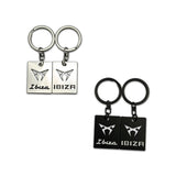 SEAT IBIZA Logo Metal Car Key Rings Keychain Pendant