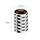 4pcs/set GMC Car Wheel Tire Air Covers Dust Proof Tire Valve Caps