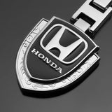 Honda Logo Shield-shaped Metal Car Keychain