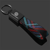 Volkswagen VW R Oxford Webbing Car Keychain Pendant Key Chain Holder