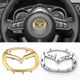 Mazda ABS Car Steering Wheel Sticker Auto Emblem Badge Decal