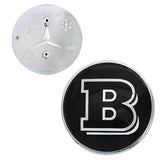 38/57mm Mercedes Benz Brabus ABS Car Front Hood Cover Emblem Badge Sticker
