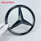 18.8cm ABS Car Front Grille Center Badge Cover for Mercedes Benz W204 W205 W210 W211 W212 W213 C E Class GLA GLK ML GLC GLE