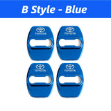 4pcs/set Toyota Stainless Steel Car Door Lock Cover Protection