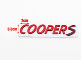 3D Car Rear Sticker Side Fender Emblem Accessories for Mini Cooper S John Cooper Works Logo R50 R52 R53 R55 R56 F54 F55 F56 F60