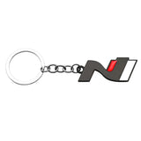 Hyundai N Logo Metal Car Key Rings Keychain Pendant