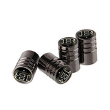 4pcs/set Mercedes Benz Brabus Logo Car Air Valve Stem Caps Auto Tyre Valve Covers