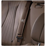 2pcs 33cm MG Logo Suede Car Seat Safety Belt Pads Shoulder Protection Cover