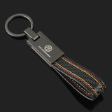 For Volkswagen VW R Logo Passat MK7 MK5 CC Polo Golf Jetta Tiguan Touran Car Emblem Keychain Pendant Auto Key Chain Key Holder Accessories