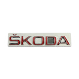 Skoda Metal Car Rear Sticker Trunk Emblem Badge Decal
