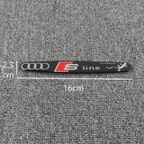 Audi Sline Metal Car Rear Sticker Trunk Emblem Badge Decal