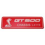 Ford GT350 GT500 Shelby Aluminum Alloy Car Sticker Nameplate Emblem Badge Decal