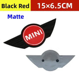 ABS Car Styling for Mini Cooper Logo R55 R56 R60 R61 Auto Engine Hood Emblem Sticker Refit Replacement Front Head Accessories